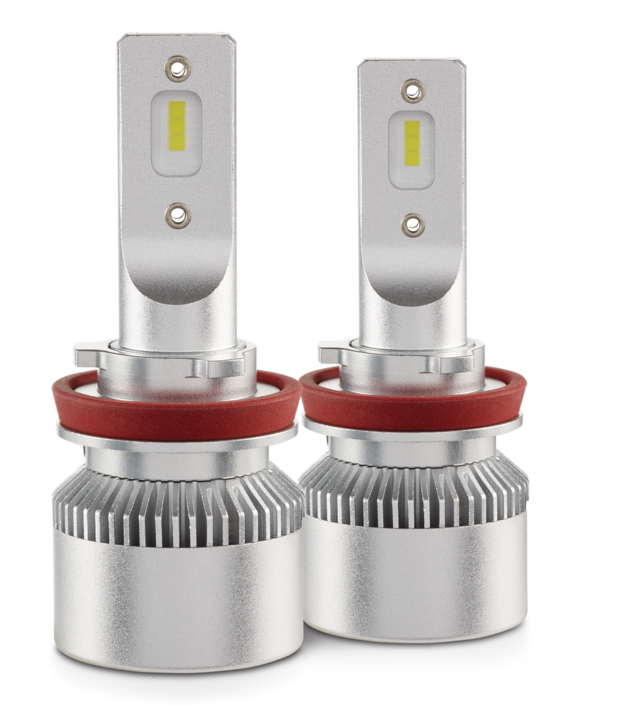 H11 MotoMaster OEPLUS® LED Headlight Bulb, 6000k Cool White Light, 2pk