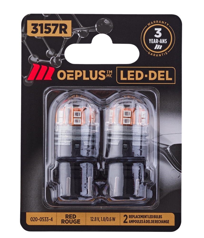 3157RLED.BP2 Ampoule miniature à DEL MotoMaster Canadian Tire