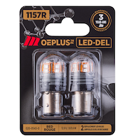 MotoMaster 1157R Mini ampoules LED OEPLUS<sup>MD</sup>, paq. 2 Front_Flat