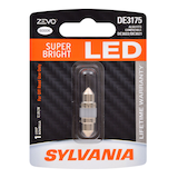 DE3175 Sylvania ZEVO® White LED Mini Bulb, 1-pk Front_Flat