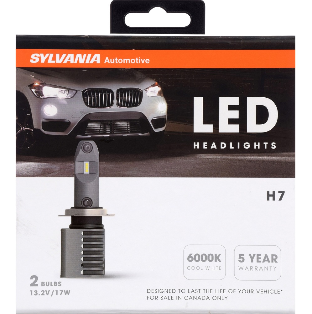 H7 Sylvania LED Headlight Bulb, 2pk Canadian Tire
