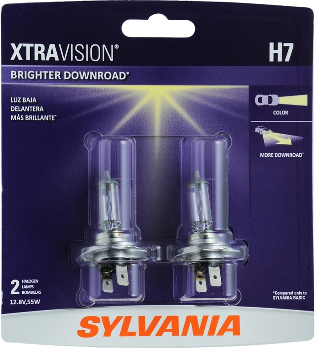 H7 Sylvania Halogen Headlight Bulb, 2pk Canadian Tire
