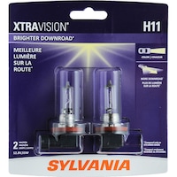 Ampoule de phare à halogène Sylvania H11 XtraVision, paq. 2 Front_Flat