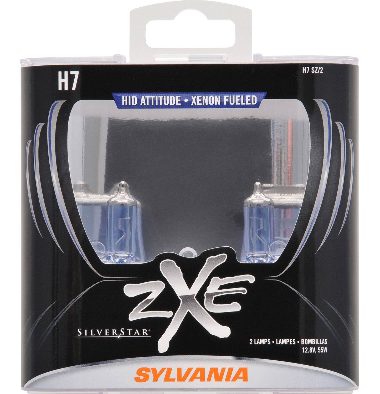 H7 Sylvania SilverStar® zXe Headlight Bulb, 2-pk