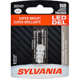 168 Sylvania ZEVO® LED Mini Bulb, Super Bright Front_Flat