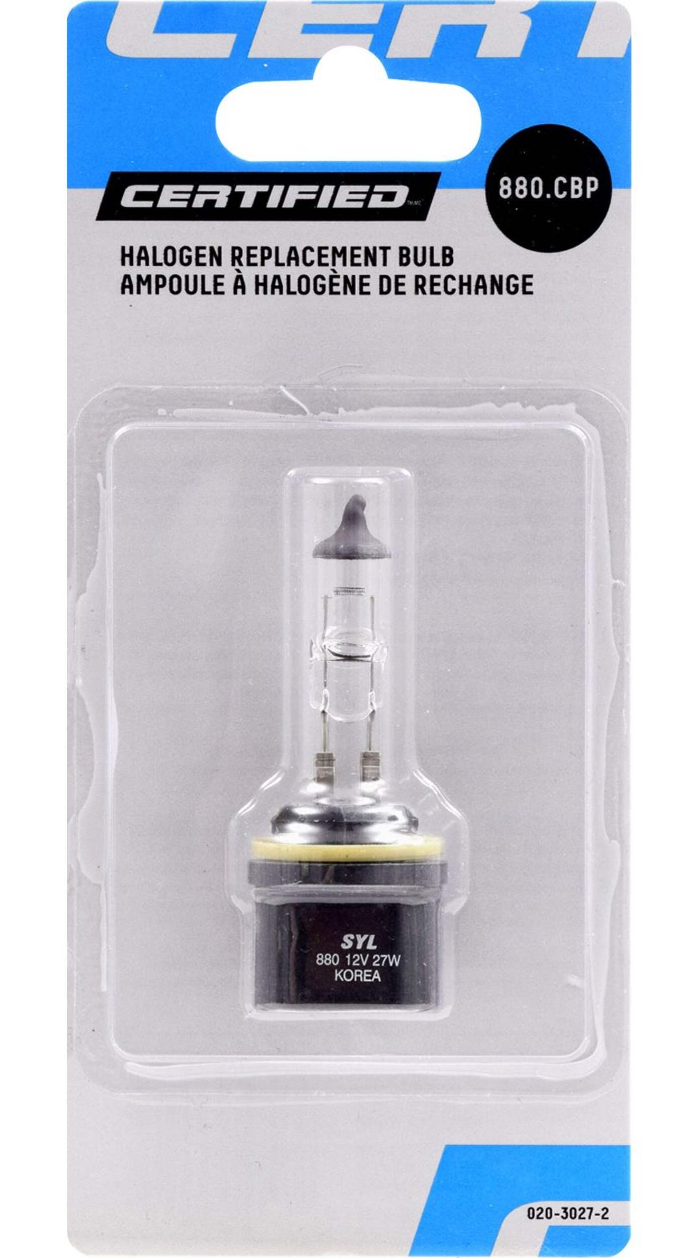 880 Certified Fog Light Bulb, 1-pk Front_Flat