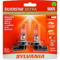 Ampoule de phare à halogène Sylvania 9005 SilverStar ULTRA performance, paq. 2 Front_Flat
