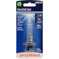Ampoule de phare à halogène Sylvania SilverStar 9005XS, lumière plus blanche, paq. 1 Front_Flat