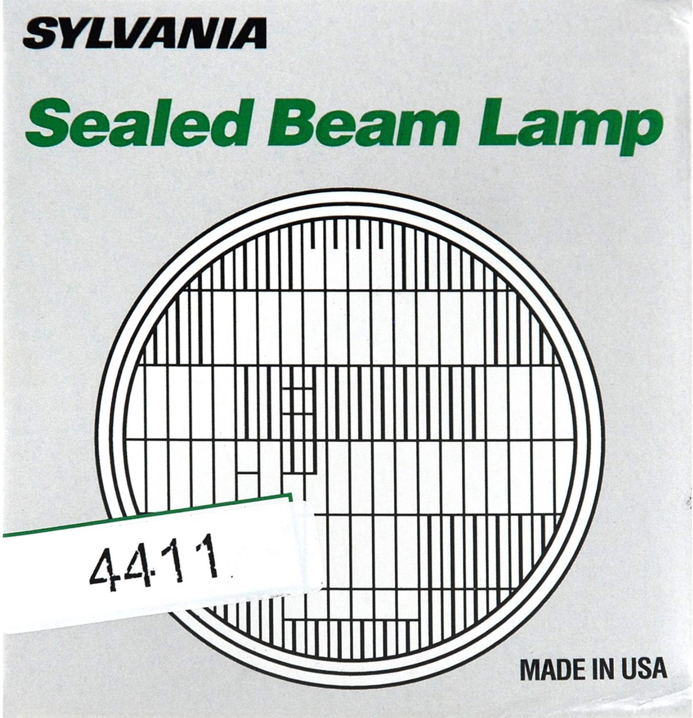 GE  Sealed Beam Halogen Headlight, 4400 series, 1-pk Overhead_Flat