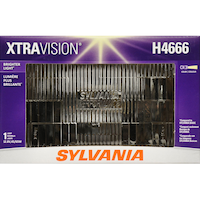 Phare scellé Sylvania XtraVision H4666, lumière plus brillante, paq. 1 Front_Flat