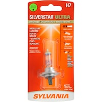 Ampoule de phare à halogène Sylvania SilverStar ULTRA H7, lumière plus blanche, paq. 1 Front_Flat