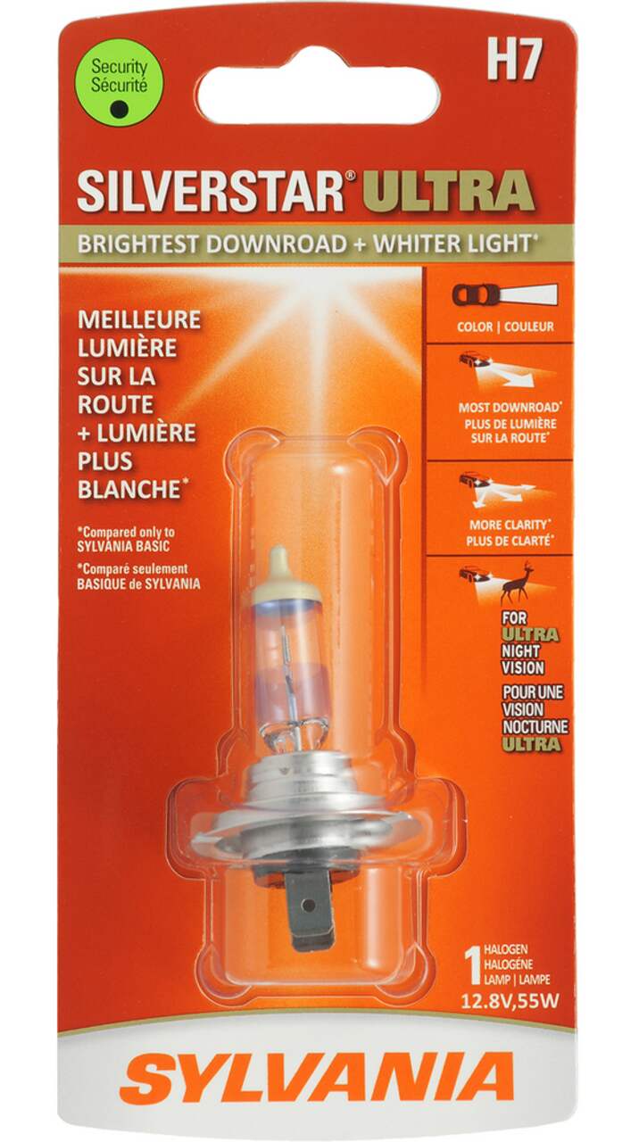 Ampoules de phare à halogène Sylvania H7, paq. 2