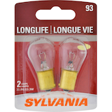 93 Sylvania Long Life Mini Bulb, 2-pk Front_Flat