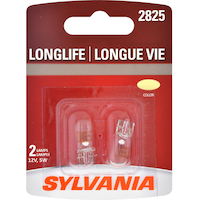2825 Sylvania Long Life Mini Bulb, 2-pk Front_Flat