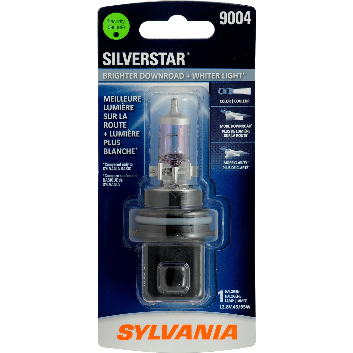 9007 Sylvania Halogen Headlight Bulb 1 pk Canadian Tire
