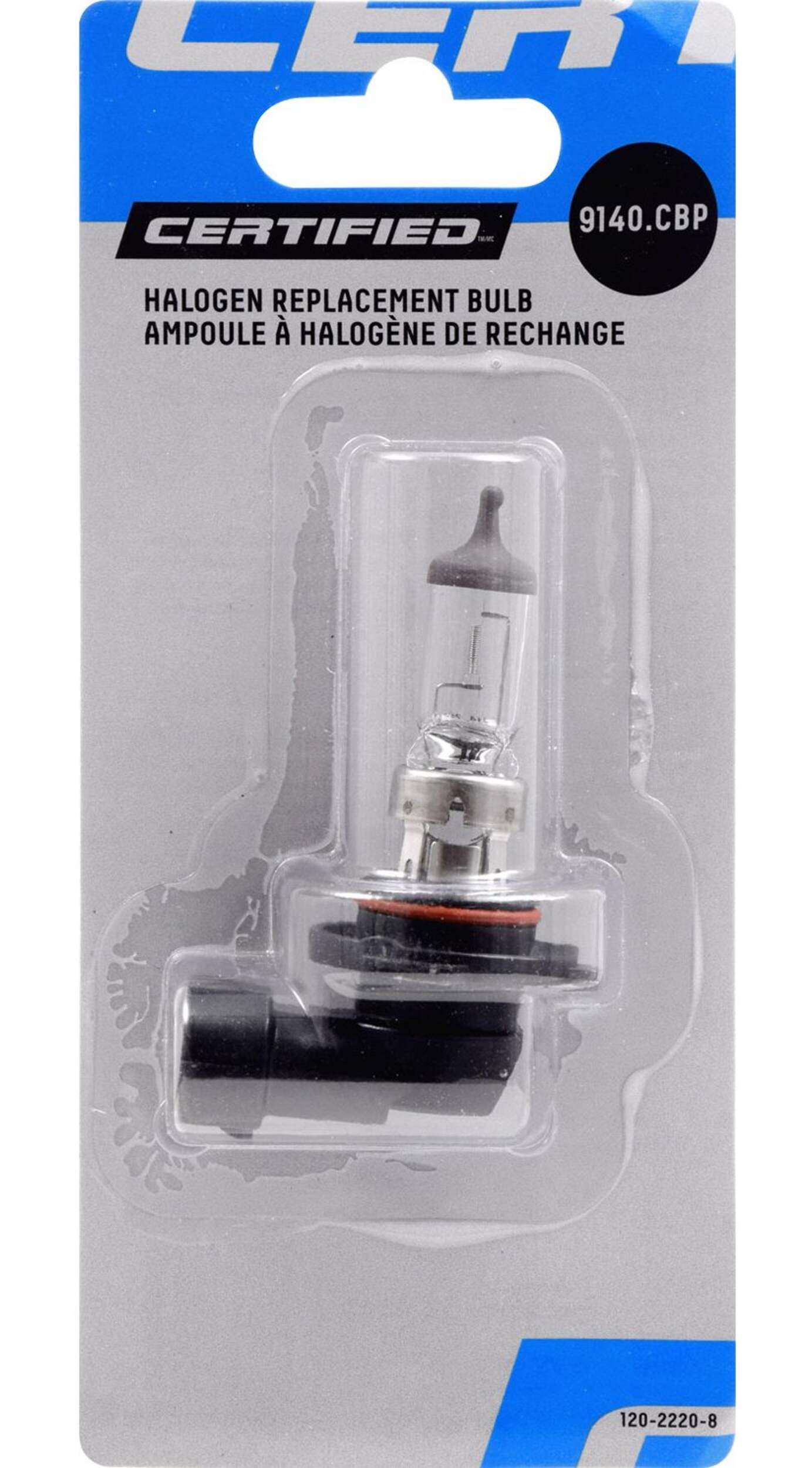 9140 Certified Fog Bulb, 1-pk Front_Flat