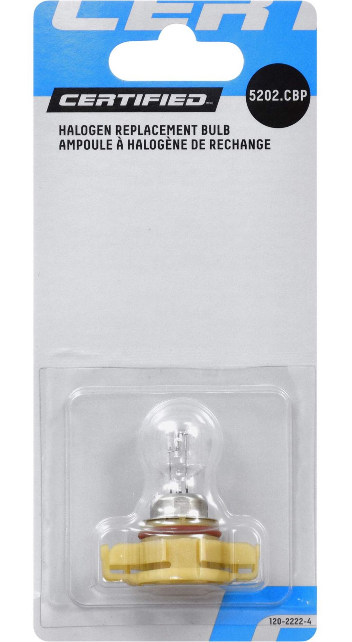 5202 Certified Fog Bulb, 1-pk Front_Flat