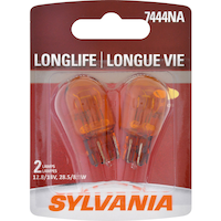 Ampoules miniatures Sylvania longue durée 7444NA, paq. 2 Front_Flat