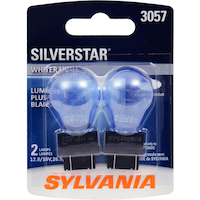 Ampoule miniature Sylvania SilverStar 3057, lumière plus blanche, paq. 2