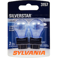 3157 Sylvania SilverStar® Mini Bulb, Whiter Light, 2-pk Front_Flat