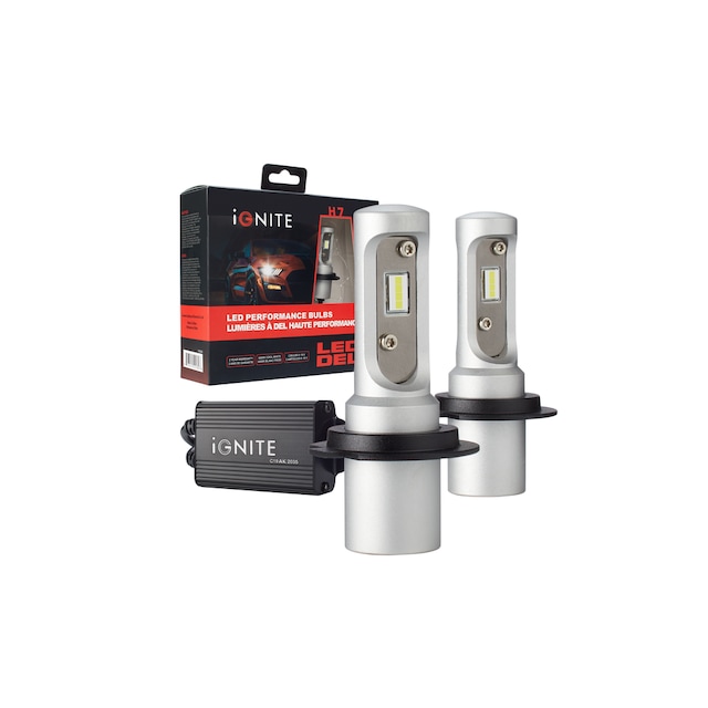 H7 Ignite LED Headlights, 6000k Cool White Light, 2pk Canadian Tire