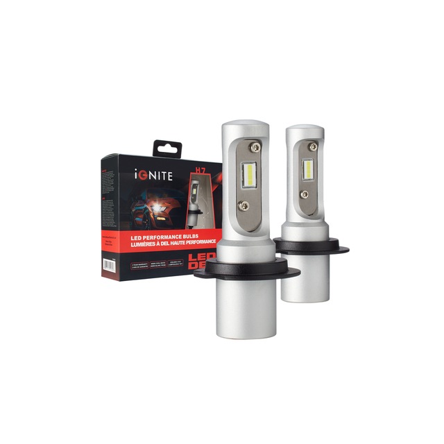 H7 Ignite LED Headlights, 6000k Cool White Light, 2pk Canadian Tire