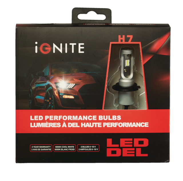 H7 Ignite LED Headlights, 6000k Cool White Light, 2-pk | Canadian Tire