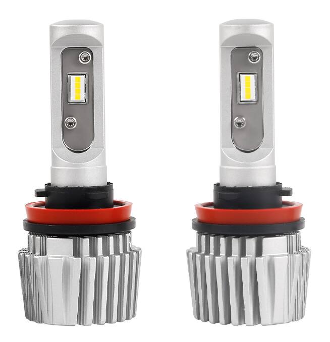 Boburyl 1 Paire H11 LED Super Bright Voiture Ampoules de phares Ampoules à Court de Faisceau Haute Puissance Automatique Ampoule 6500K 30W 