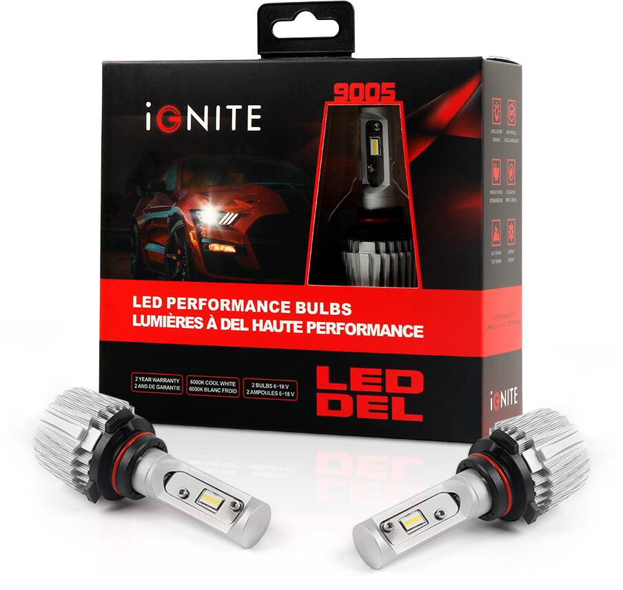 9005 red led bulb