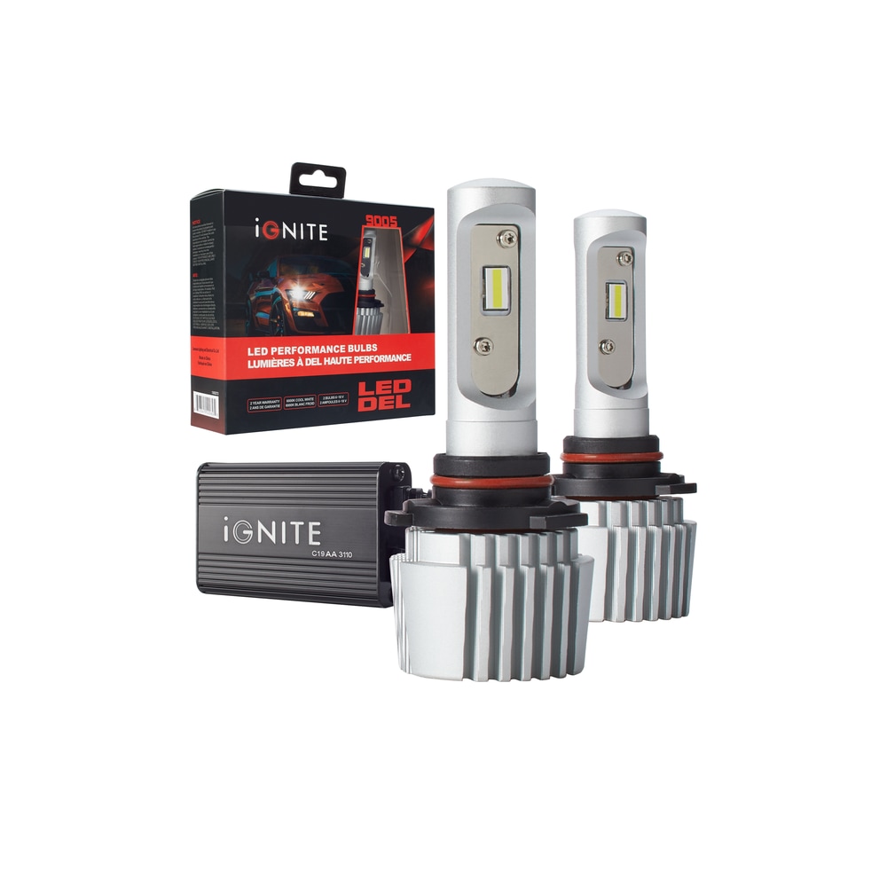 9005 Ignite LED Headlights, 6000k Cool White Light, 2pk Canadian Tire