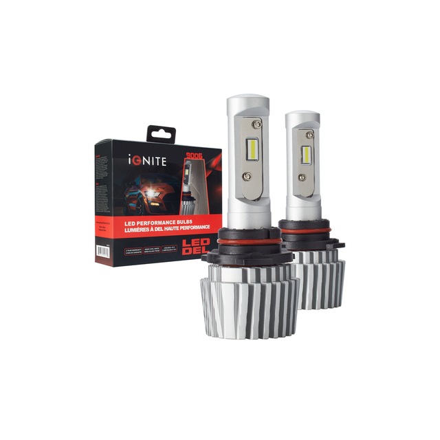 9006 Ignite LED Headlights, 6000k Cool White Light, 2pk Canadian Tire