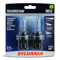 Ampoules de phare à halogène Sylvania 9012 SilverStar, paq. 2 Front_Flat