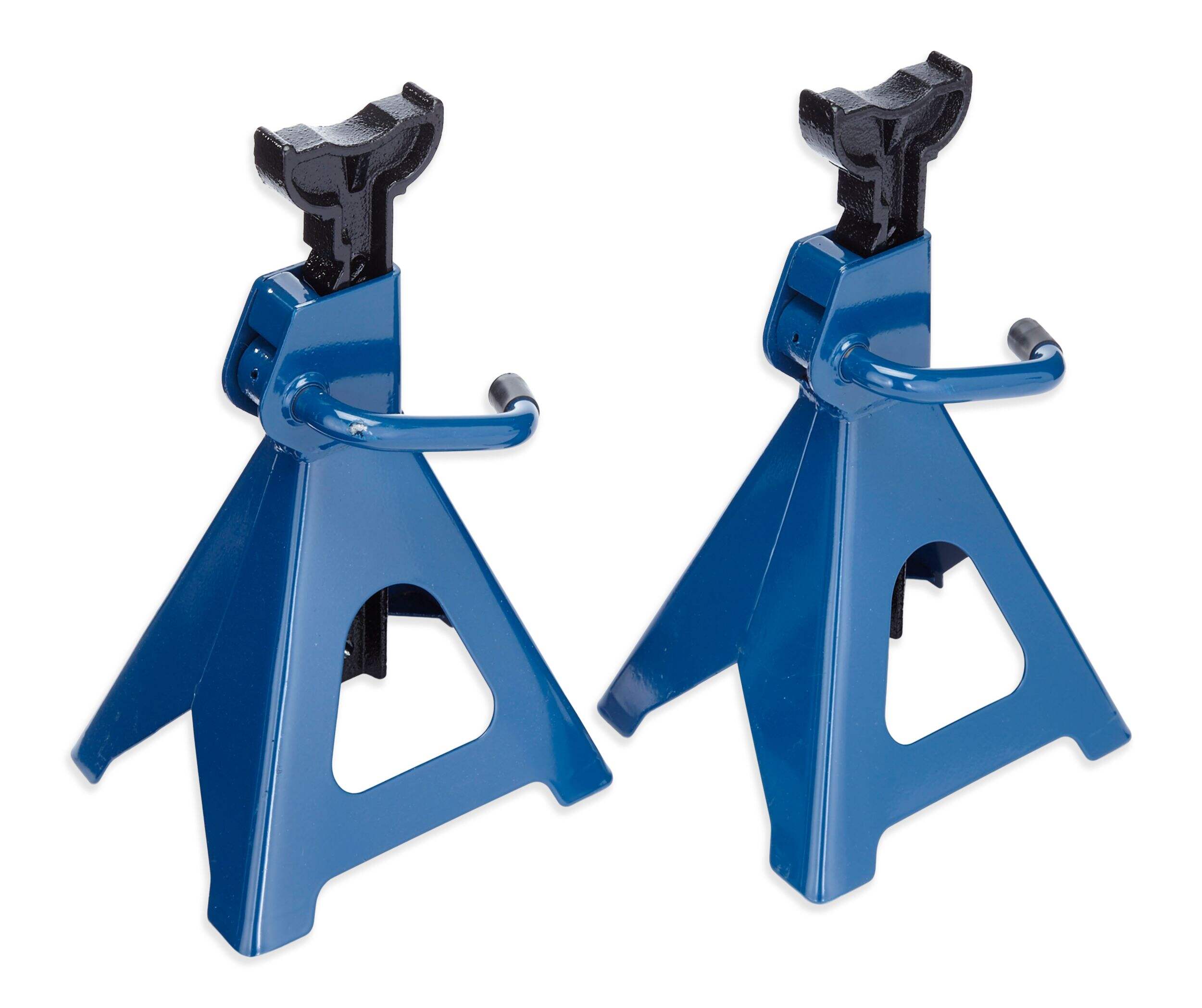 Certified Heavy-Duty Steel Jack and Axle Stands, Pair, 2-Ton Front_Three_Fourths_Angled_Right