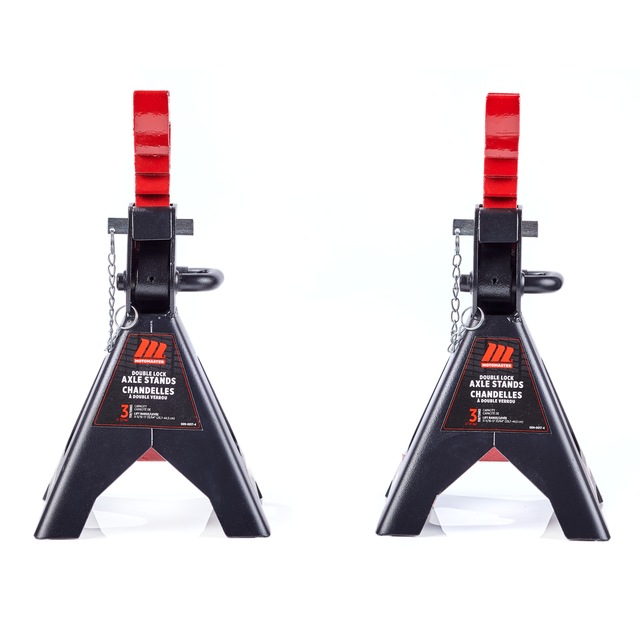 MotoMaster HeavyDuty Steel DoubleLock 3Ton Jack Stands / Axle Stands