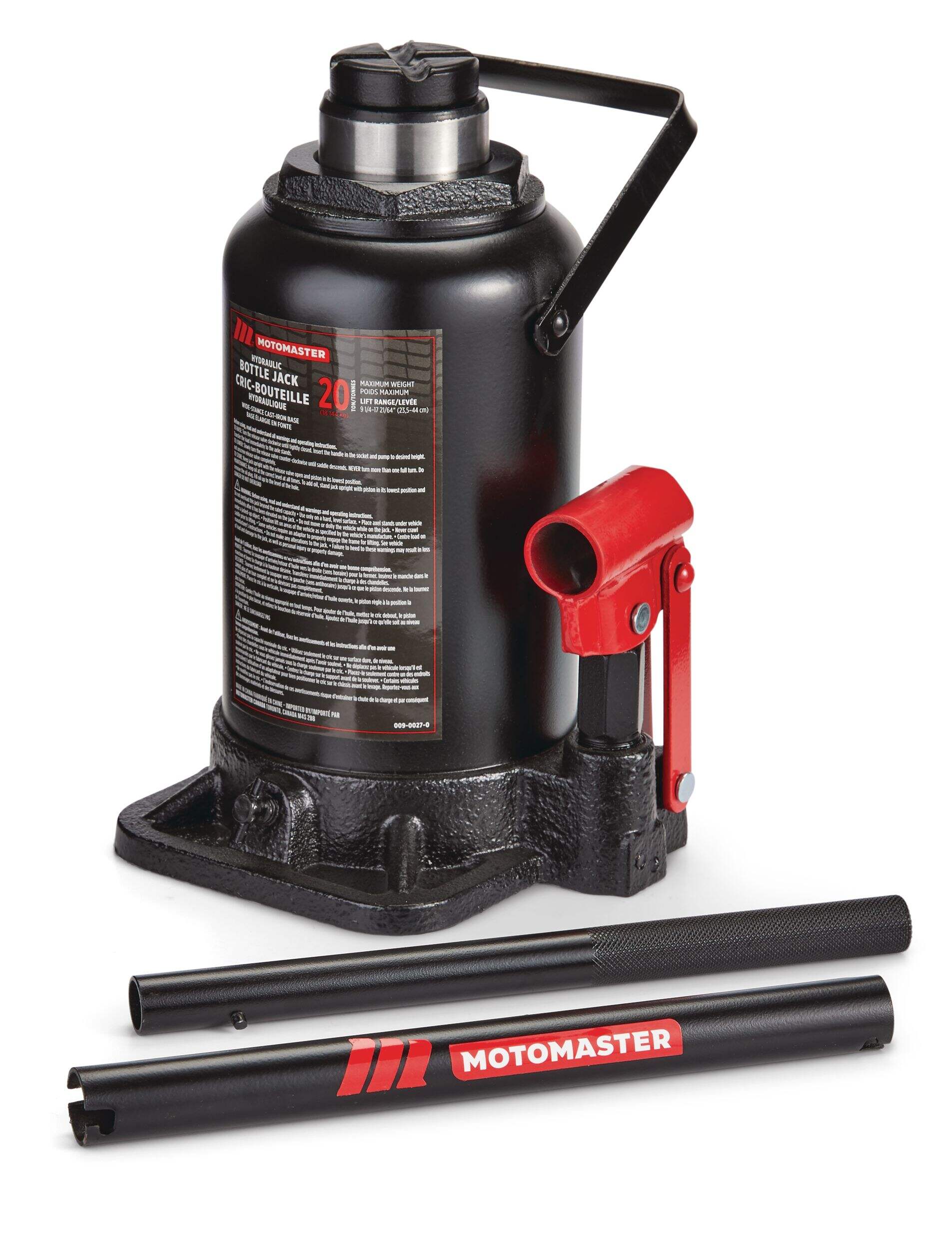 MotoMaster 20Ton Hydraulic Bottle Jack Canadian Tire