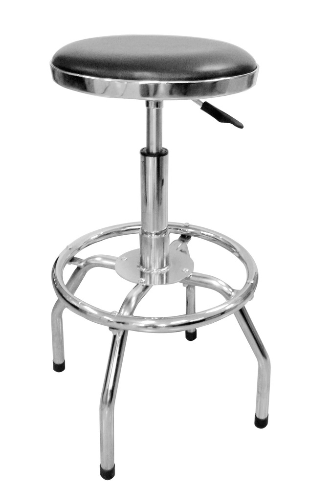 MotoMaster Chrome Garage Stool Canadian Tire