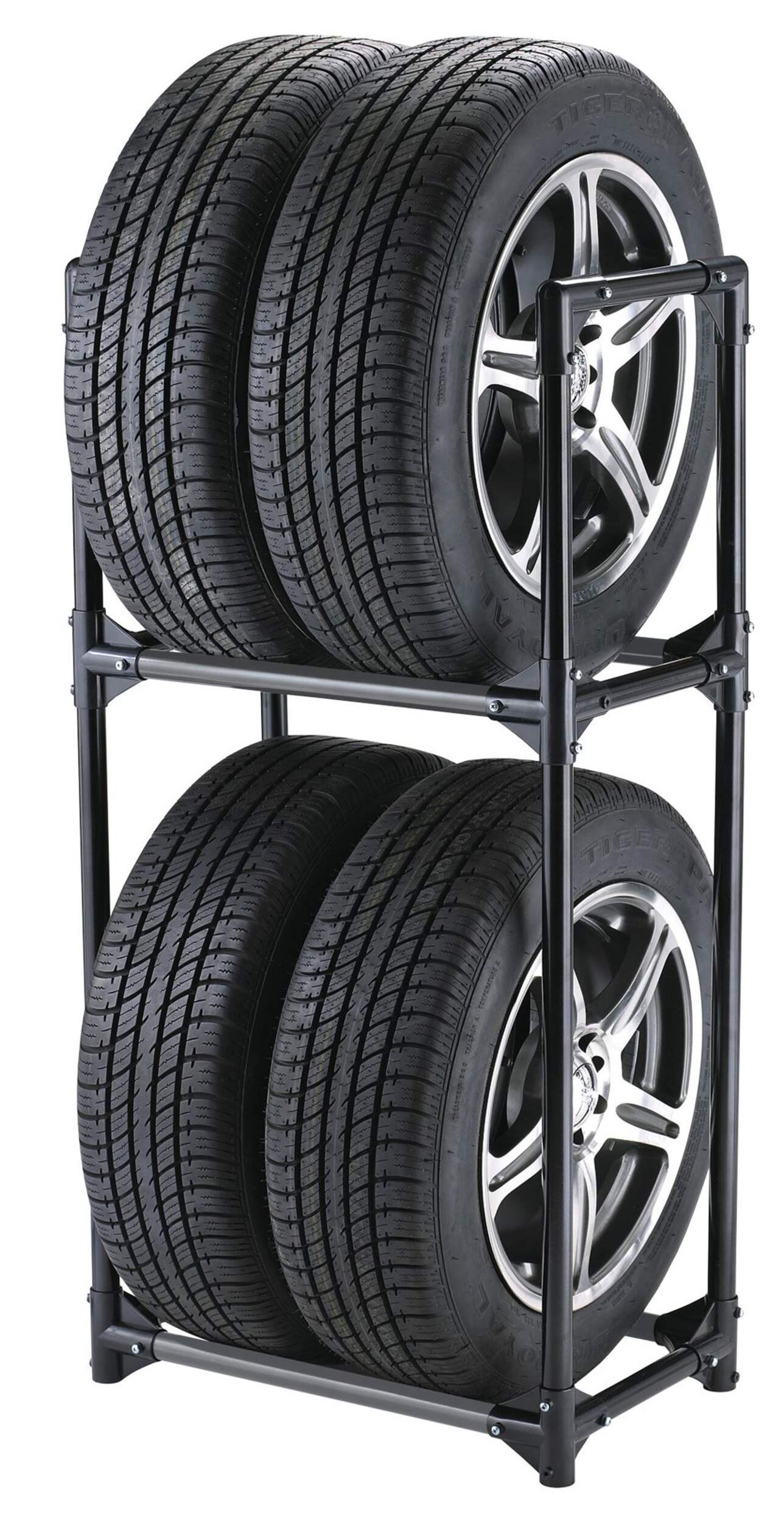 Certified Tire Shelves Front_Three_Fourths_Angled_Left