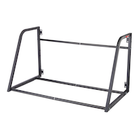 MotoMaster Wall Mount Tire Rack 375-lb Front_Three_Fourths_Angled_Left