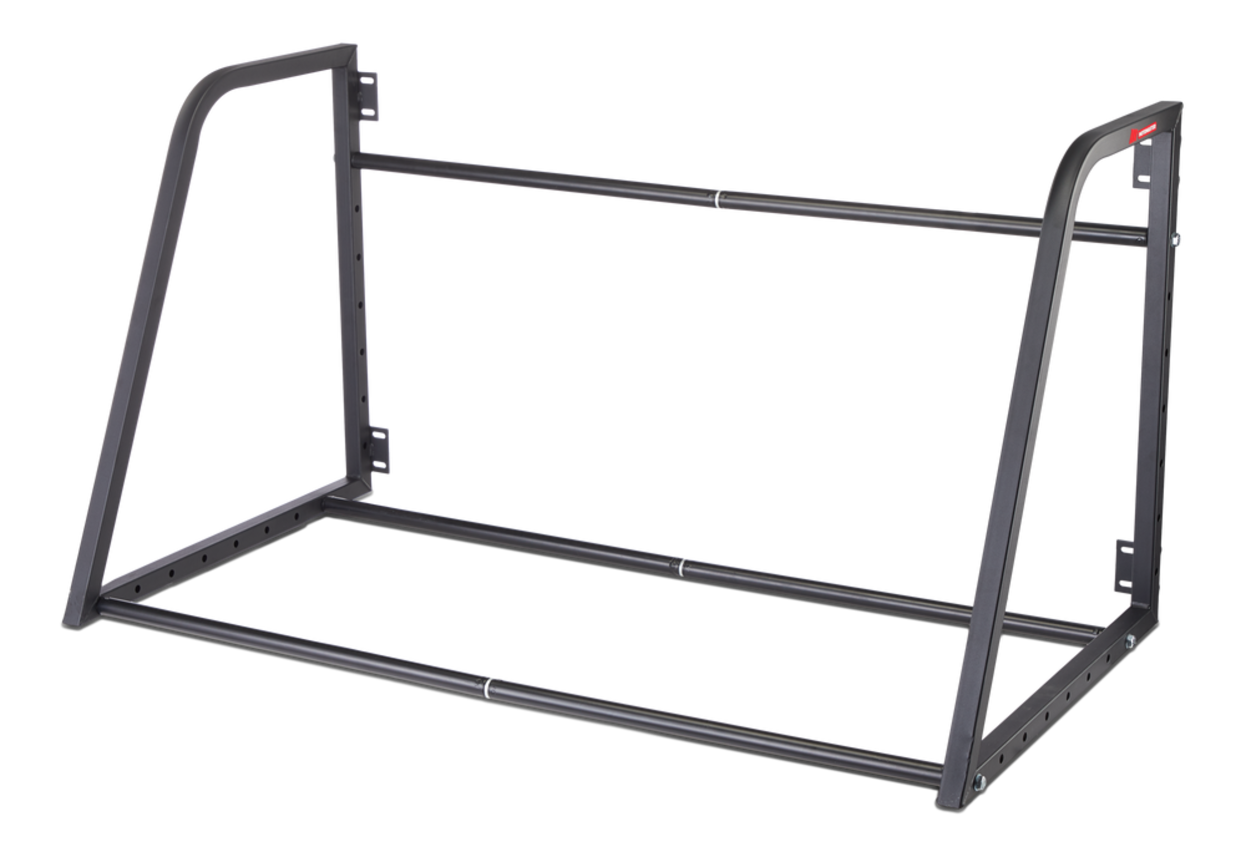 MotoMaster Wall Mount Tire Rack 375-lb Front_Three_Fourths_Angled_Left