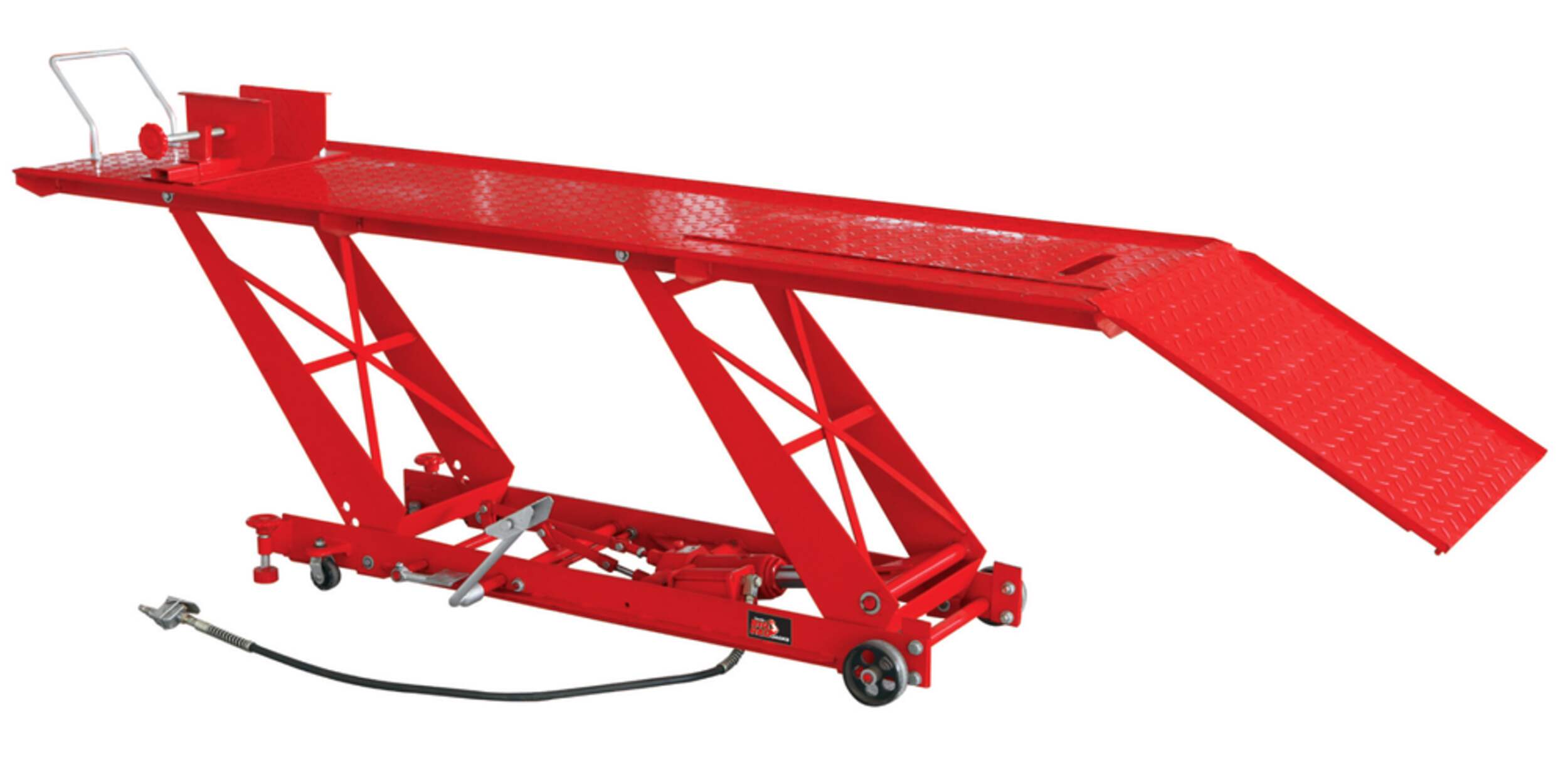 Torin BIG RED® Motorcycle Lift Table, 1/2-Ton Front_Angled_Right