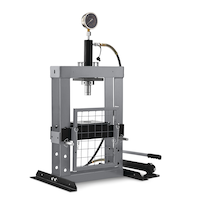 Maximum Hydraulic Shop Press, 10-Ton Front_Three_Fourths_Angled_Right