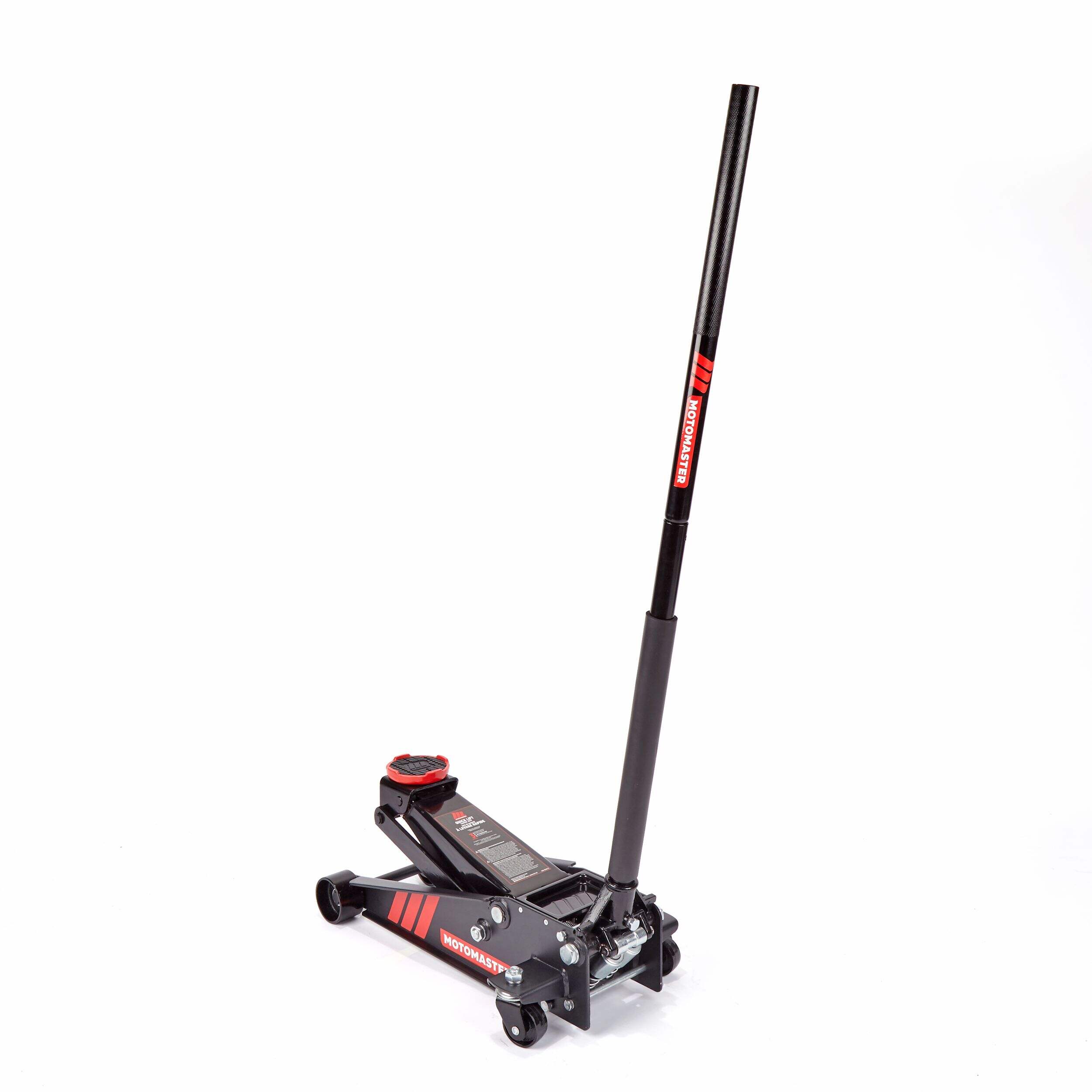MotoMaster Standard-Duty Garage Jack, 3-Ton Front_Three_Fourths_Angled_Right