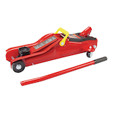 Big Red Low Profile Hydraulic Trolley Jack, 2-Ton Front_Three_Fourths_Angled_Left