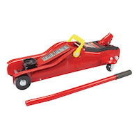 Big Red Low Profile Hydraulic Trolley Jack, 2-Ton Front_Three_Fourths_Angled_Left