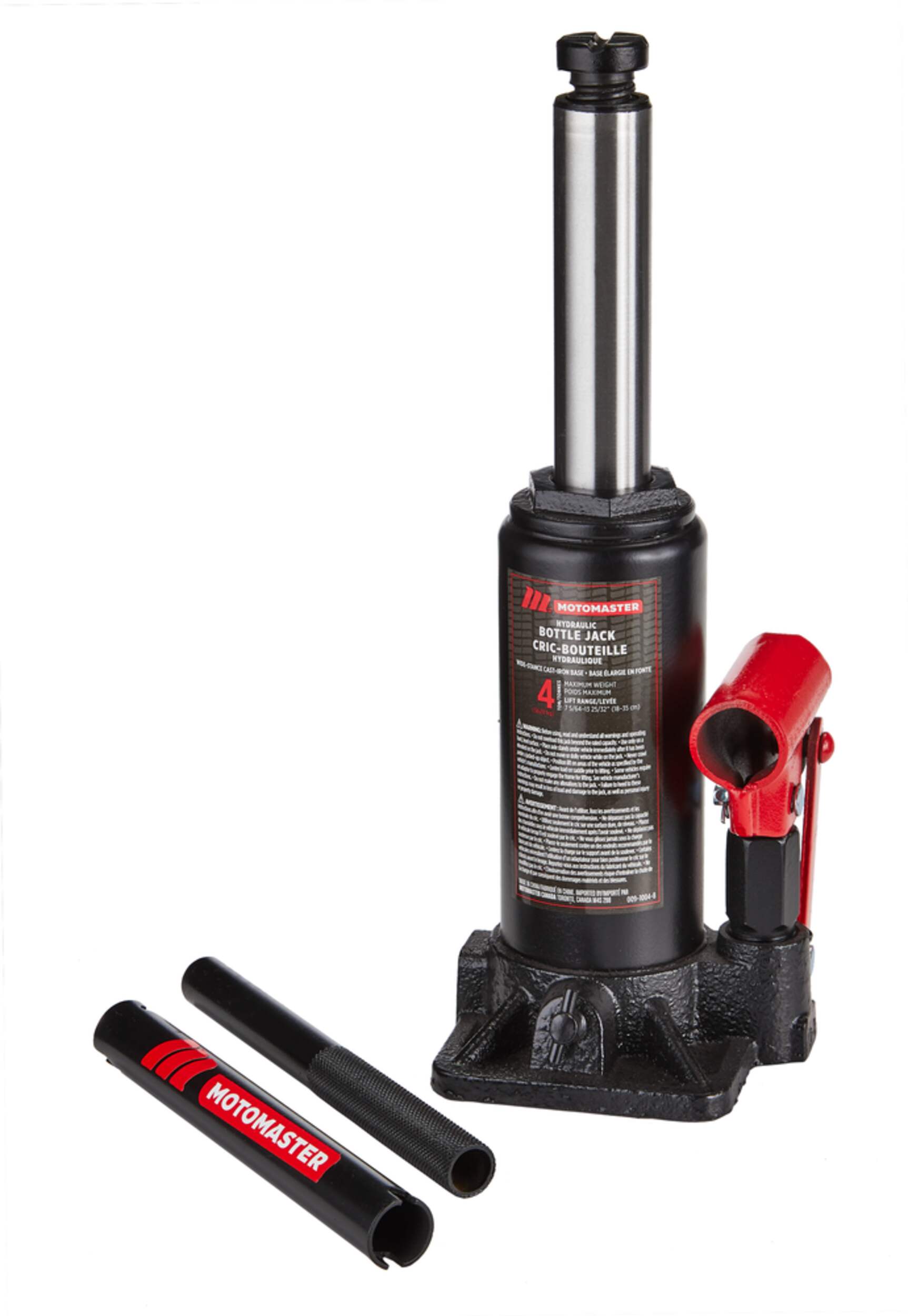 MotoMaster 4Ton Hydraulic Bottle Jack Canadian Tire