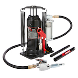 Cric bouteille pneumatique/hydraulique MotoMaster avec raccord rapide, 12 tonnes Front_Three_Fourths_Angled_Left