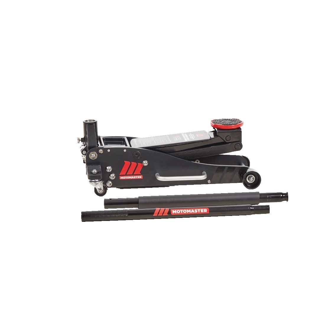 ガー子（075 。738） MotoMaster Quick Lift Steel/Aluminum Garage Jack, 3-Ton, Black