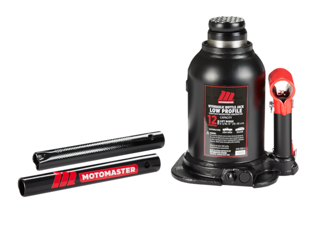 MotoMaster Heavy-Duty Low Profile Jack / Hydraulic Bottle Jack, 12-Ton ...