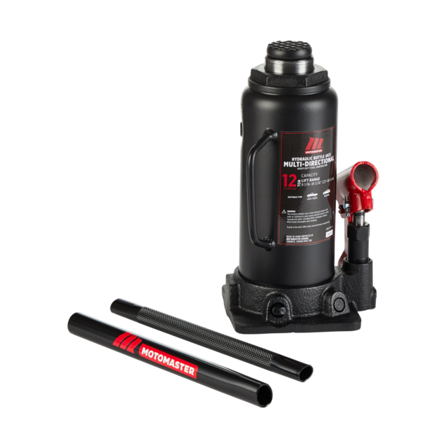 MotoMaster MultiDirectional Hydraulic Bottle Jack, 12Ton Canadian Tire
