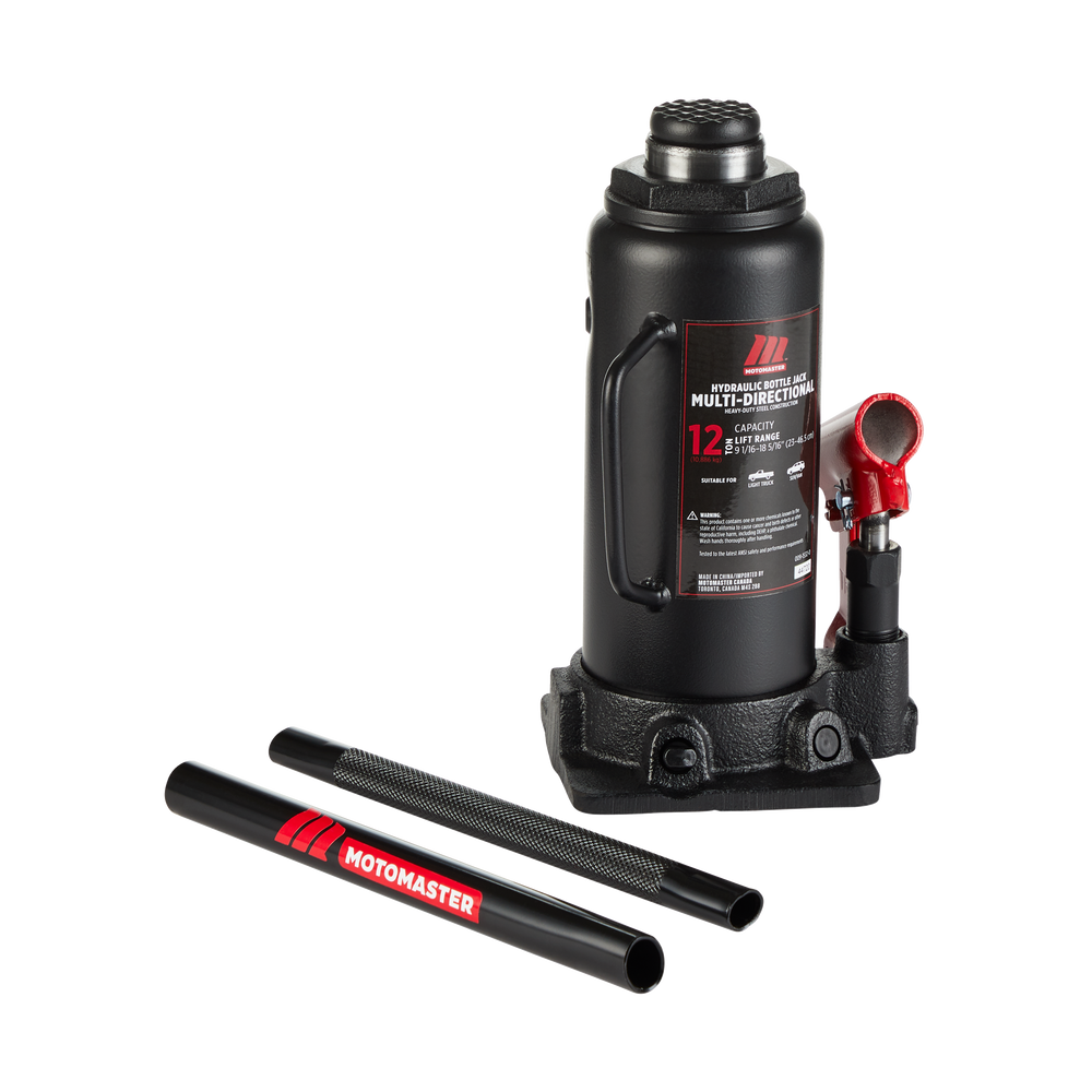 MotoMaster MultiDirectional Bottle Jack, 12Ton Canadian Tire